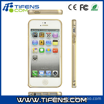 Phone Case Metal Aluminum Bumper Frame for iPhone 5/5s Golden